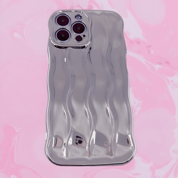 Wavy Edge Water Ripple Pattern iPhone 13 Pro Max Case: Stylish & Shockproof‎ - Picture 5 of 7